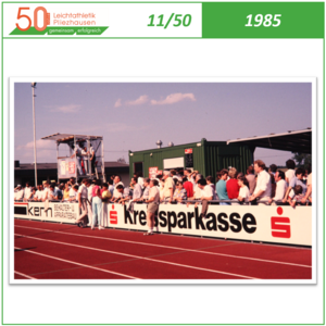 1985: Erstauflage des Läufermeetings „Krumme Strecken“ (11/50) 1985: Erstauflage des Läufermeetings „Krumme Strecken“ (11/50)