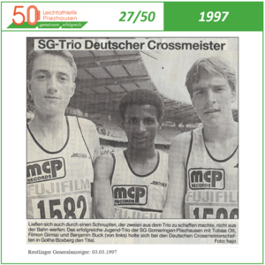 1997: Pliezhausen hat die schnellsten Crossläufer im Land (27/50) 1997: Pliezhausen hat die schnellsten Crossläufer im Land (27/50)