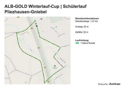 Streckenübersicht Schülerlauf 2026