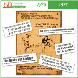 1977: Meisterschaften in Pliezhausen werden zum Dauerbrenner (8/50) 1977: Meisterschaften in Pliezhausen werden zum Dauerbrenner (8/50)