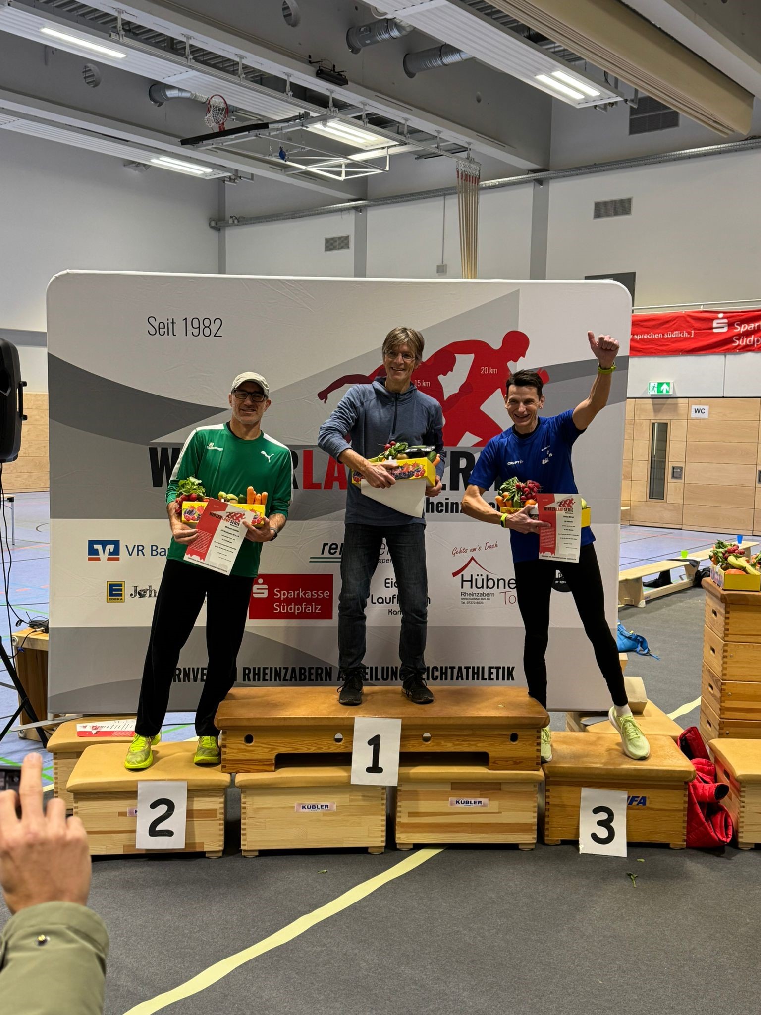 Siegerehrung 10km Rheinzabern